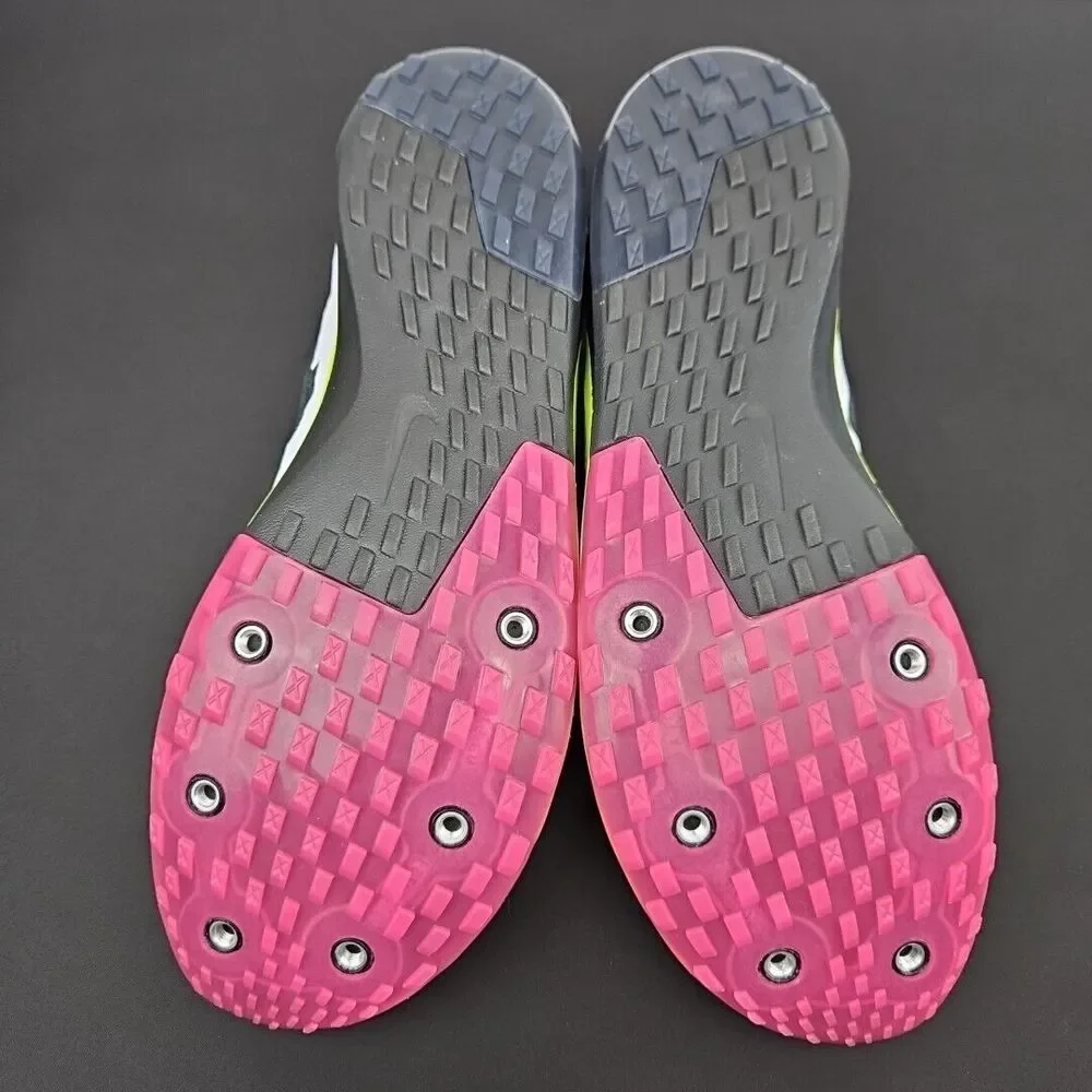 Nike Rival XC 6‎ Cross Country Spikes Volt/Black/Hyper Pink DX7999-700 Men's 9.5